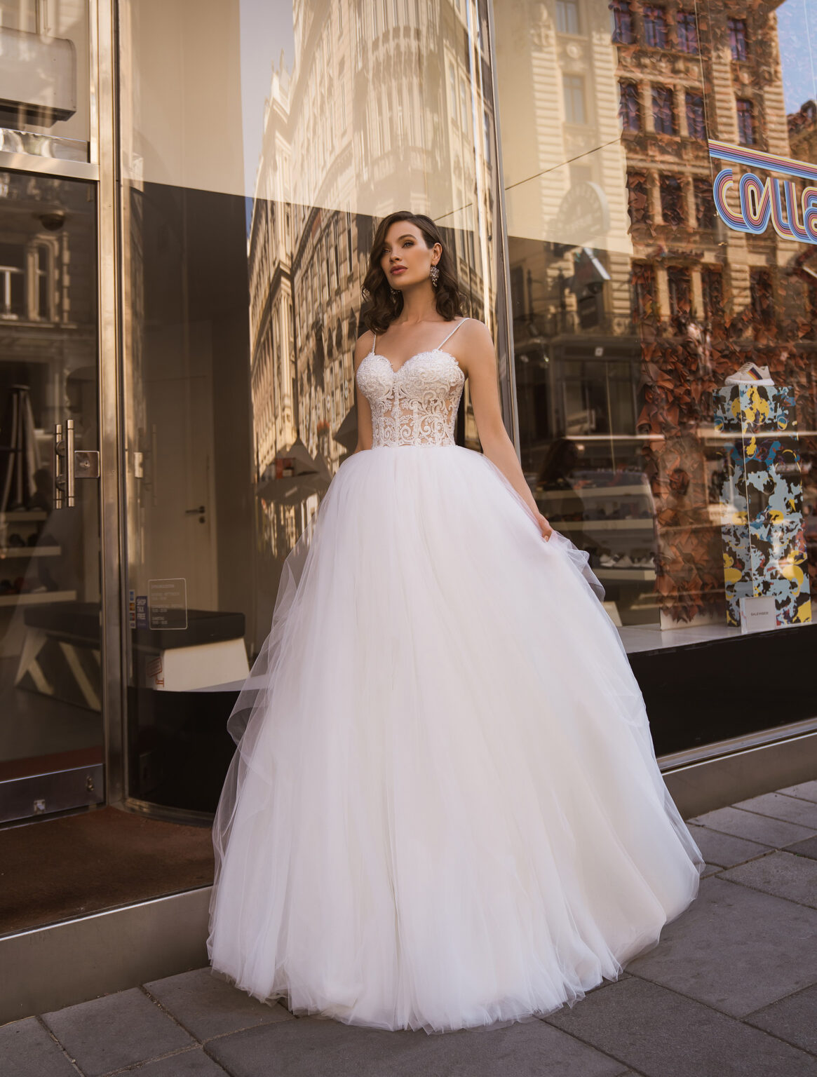 Hazel / Princess Wedding Dress With Volume Skirt | Cocobrides